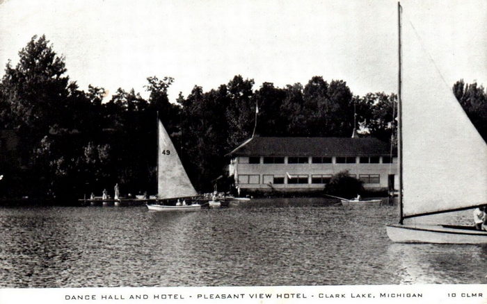 Pleasant View Hotel and Dance Pavillion - Vintage Postcard (newer photo)